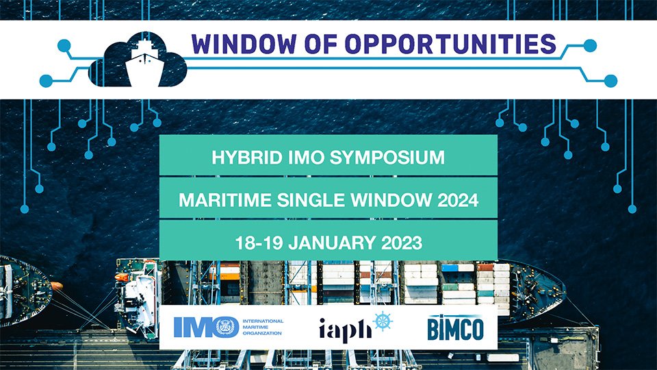 Hybrid IMO Symposium, Maritime Single Window 2024, 16-18 January 2023