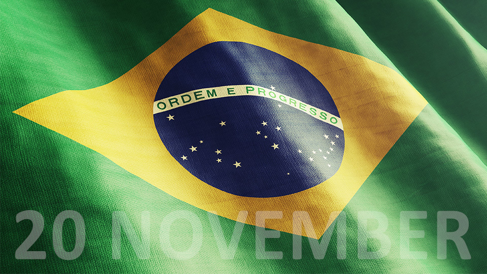 20 November made a national holiday in Brazil