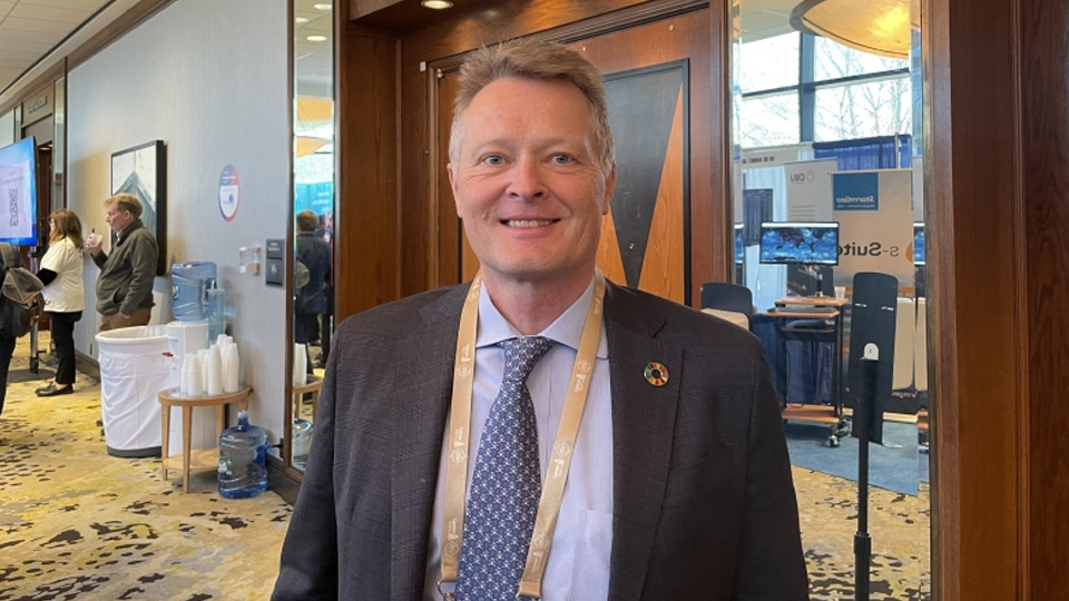BIMCO's Thomas Damsgaard at Connecticut Maritime Association Conference 2023