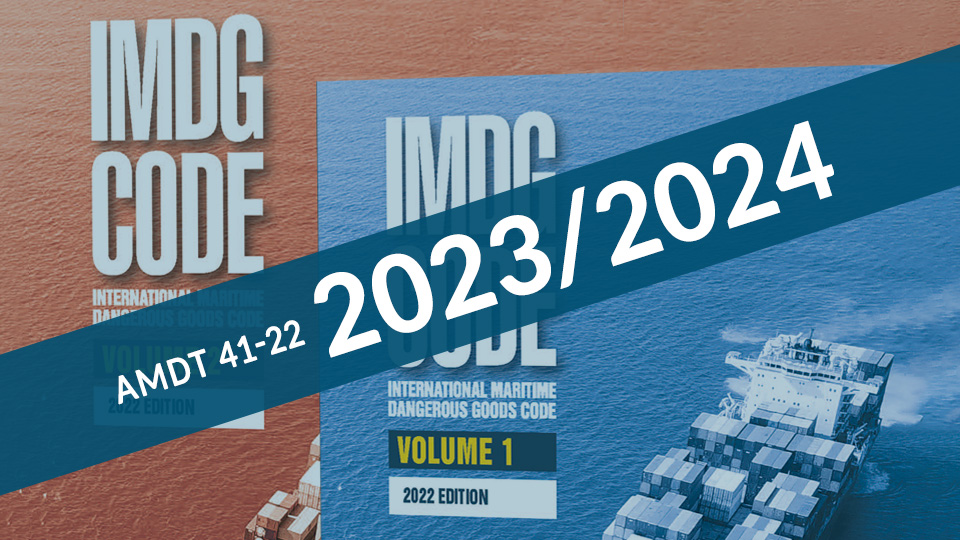 IMDG Code Amdt  41-22 2023/2024