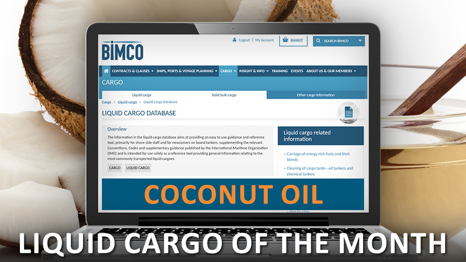Liquid cargo of the month - COCONUT OIL