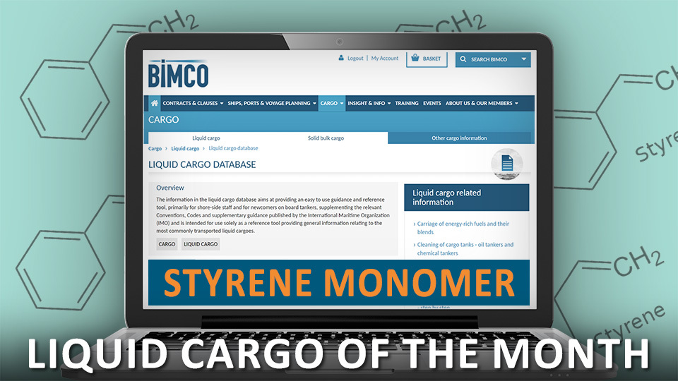 Liquid Cargo of the month January 2024 - Styrene Monomer