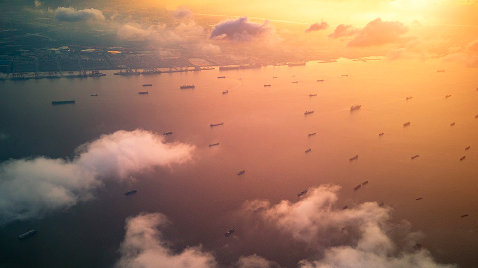 Picture of ships from the sky