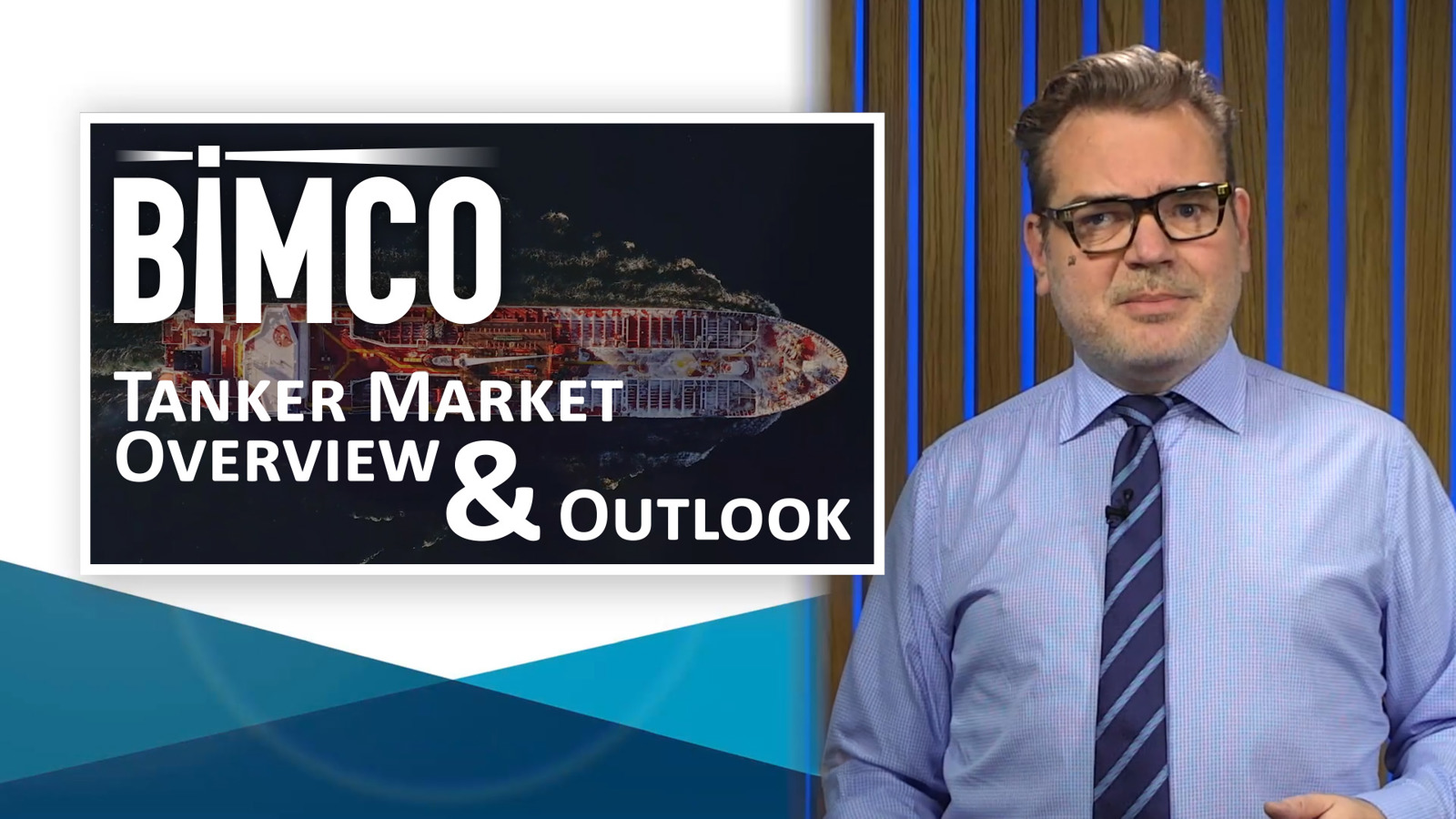 BIMCO's Chief Shipping Analyst with text 