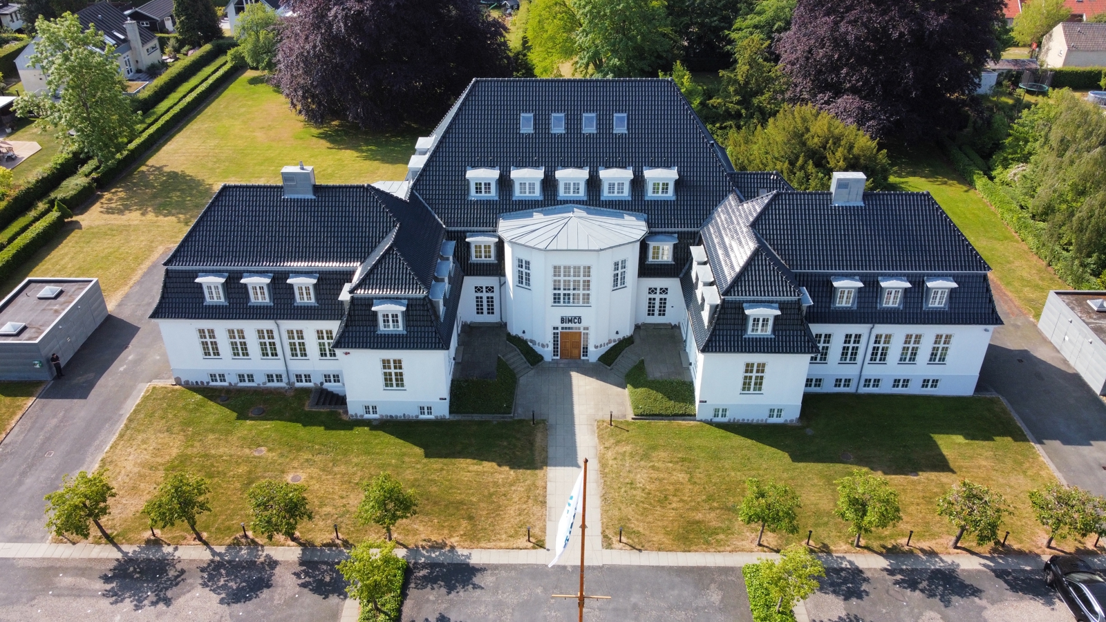 Aerial view of BIMCO House