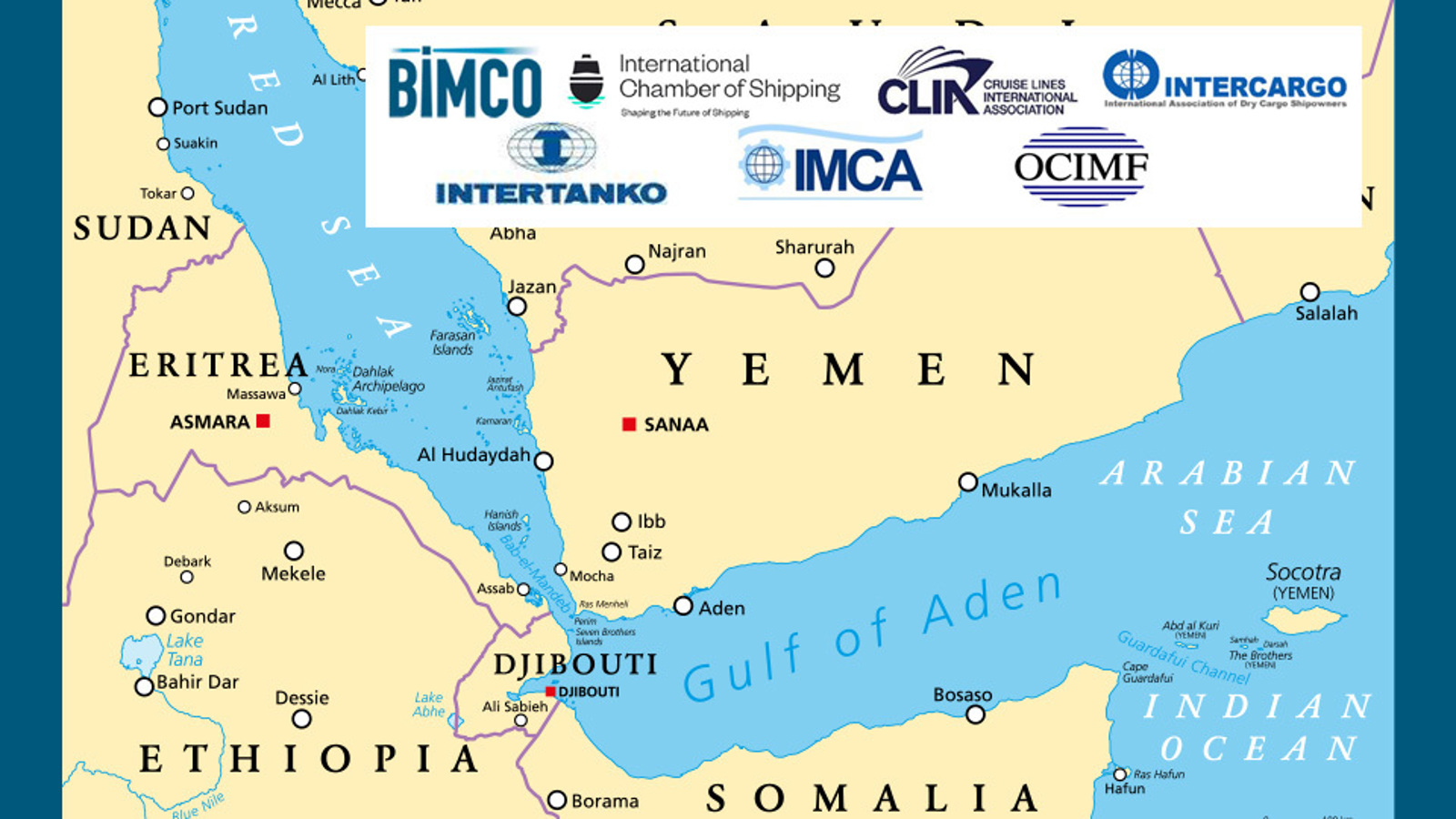 Updated advice for Southern Red Sea and Gulf of Aden September 2024
