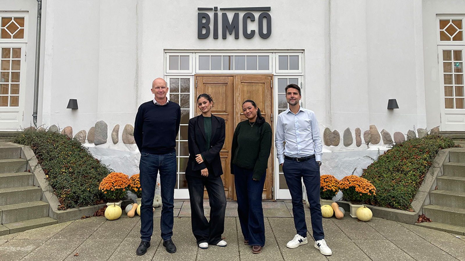Young people visiting BIMCO office in Denmark
