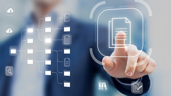 Person using a transparent virtual touchscreen